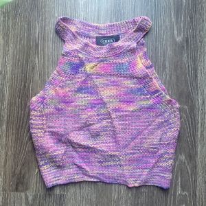 Cider Knit Cropped Tank Top